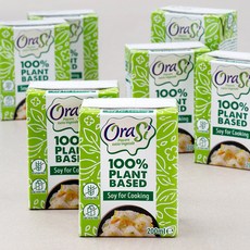 오라시 소이 요리용 크림, 200ml, 6개