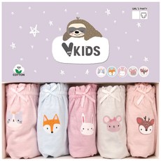 女童動漫三角內褲5件組