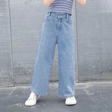 Miso Papa 兒童清新綠寬褲