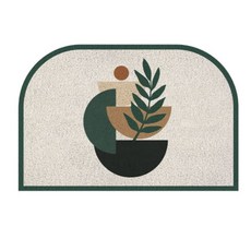 客廳裝飾 入口門墊 泥土地墊 地毯 橫向型, 青崖苔