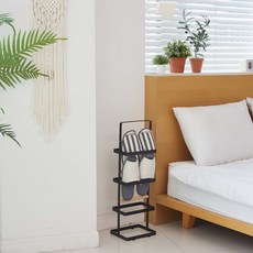 6孔室內鞋架架黑色, 1個