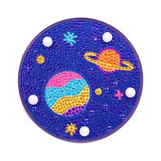 ARTJOY LED 圓形寶石十字繡 DIY 套組, 宇宙旅行, 1個