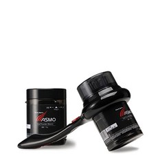 애즈모 흑채 파우더 15g x 2p + 브러쉬 세트, 2 네츄럴 흑색, 1개