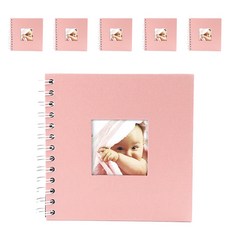 成長相簿 6入, 粉色的, 20張