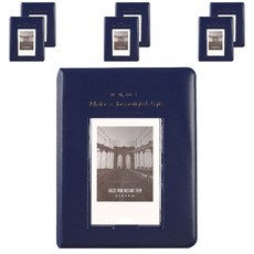 Minsung Company 粉彩拍立得相簿 7p, 16張, 海軍藍