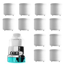 NAYO Freshmint 廚房水龍頭眼鏡蛇鵝頸型+過濾器 12件套, 1組