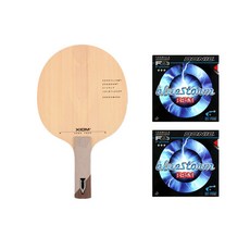XIOM VEGA TOUR桌球拍 ST款+DONIC BLUESTORM RSM桌球拍膠皮 2入, 單品