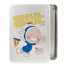 LiLFANT 柔美的細胞小將 嘴饞細胞 懷舊鋁製便當, 混合顏色, 1個