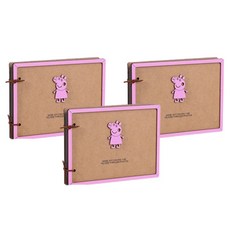 민성컴퍼니 아기 성장앨범 3p, 핑크 돼지, 30매