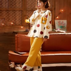 블랙스완 여성용 통기성 프리미엄 잠옷