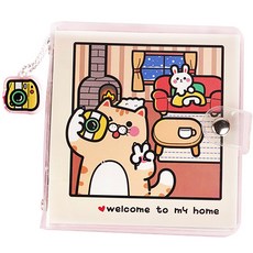 Minsung Company 可愛拍立得相簿 透明封面 152mm, 25張, 黃色