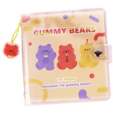 Minsung Company 可愛拍立得相簿 透明封面 135mm, 25張, 粉紅色