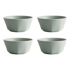 Syracuse CHINA Nature陶瓷麵碗, 灰色, 4個