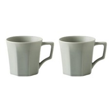 Syracuse CHINA Nature 馬克杯 280ml, 灰色, 2個