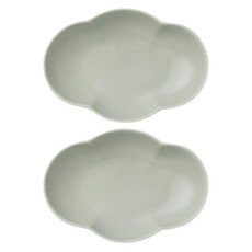 Syracuse CHINA Nature橢圓形碗 長軸235cm*短軸180cm*深40mm, 2個, 灰色