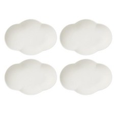시라쿠스 네이처 타원볼 235 x 180 x 40 mm, 화이트, 4개