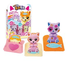 Fuzzikins NEW 我的朋友貓咪家族, 混合顏色, 1個