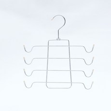 에이러블 다층 옷걸이 공간 절약 접이식 숏 33cm B0147, 피치, 3개