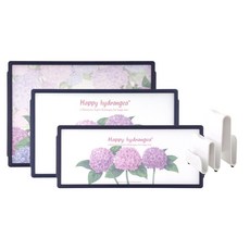 Eli 繡球切菜板 3 種 + 支架套組, 混色, 1組