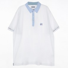 校服Mall天藍色領子短袖校服領子T恤