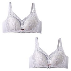 더블유비비 꽃무늬 클립형 심플 브라 WBA109 2p