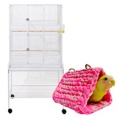 로라펫 서런디피터 버드 하우스 + 수제 포치, 1세트