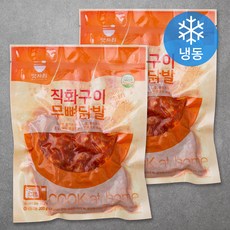 맛차림 직화구이 무뼈닭발 (냉동), 200g, 2팩