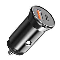 ManDeulm 車用點菸器 PD QC 雙埠 30W 高速充電器, 單一顏色, IBD342-AC