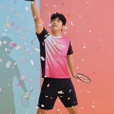 YONEX 男式遊戲服短袖 T恤 221TS029M