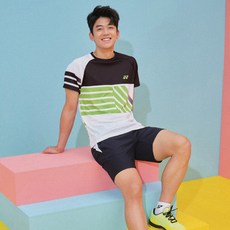 YONEX 男士遊戲服短袖 T恤 221TS021M