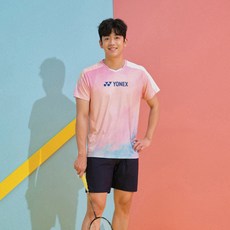 YONEX 男士遊戲服短袖 T恤 221TS011M