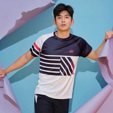 YONEX 男士遊戲服短袖 T恤 221TS019M