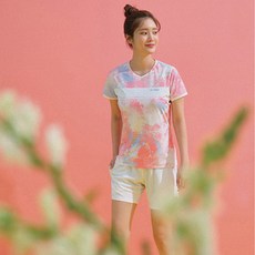 YONEX 女式遊戲服短袖 T恤 221TS014F