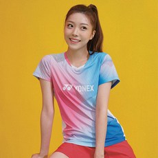 YONEX 女式遊戲服短袖 T恤 221TS016F