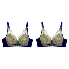 蕾絲花朵鈕扣哺乳內衣 WBA106 2入