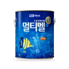 KCC숲으로 홈 앤 멀티멜 페인트, 크림화이트, 4L, 1개
