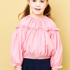 AndiApple 女童壓褶拉鍊上衣