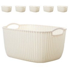Minsung Company收納盒水盆收納籃 6入, 米色