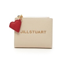 JILLSTUART 質感風格心形吊飾短夾