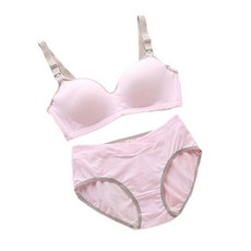 WBB 簡約素色哺乳內衣褲組 WBO524