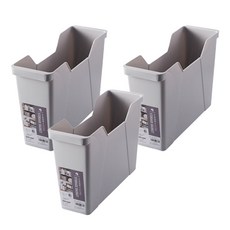 Minsung Company 食品儲藏室抽屜整理收納盒 3入, 灰色, 3個