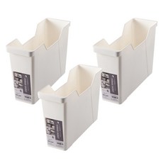 Minsung Company 食品櫃抽屜整理收納盒 3入, 白色, 3個