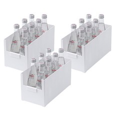 Minsung Company廚房整理收納箱 03 3個, 白色的