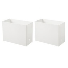 Minsung Company 抽屜收納盒廚房儲物籃 01 2p, 白色的