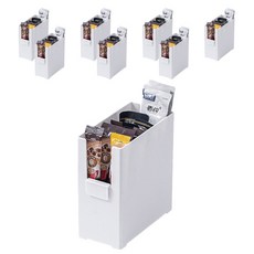 Minsung Company廚房整理收納箱 04 8入, 白色的