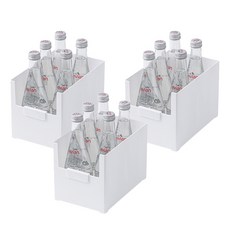 Minsung Company廚房整理收納箱 02 3個, 白色的