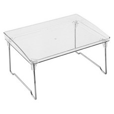 Sweet joy 透明折疊式平板電腦床上桌, 混色, 1個