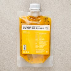 얼리지 않아 살아있는 과육듬뿍 수제과일청 달달프루츠 카페 패션후르츠, 300g, 1개