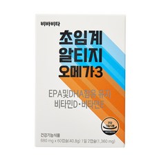 비바비타 초임계 알티지 오메가3 40.8g, 60정, 1개