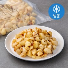 푸드야 구운마늘 하프컷 (냉동), 500g, 1팩